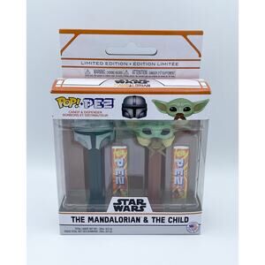 Star Wars Pez Dispenser The Mandalorian & The Child Grogu Funko Pop